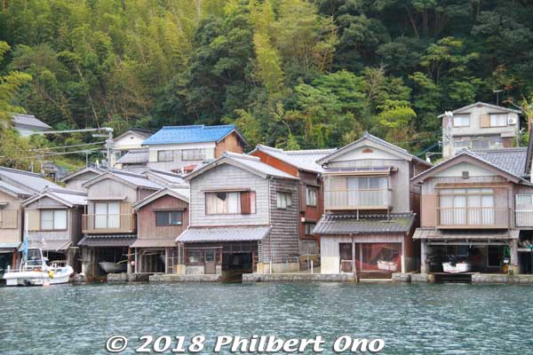 Keywords: kyoto ine funaya boat house fisherman village