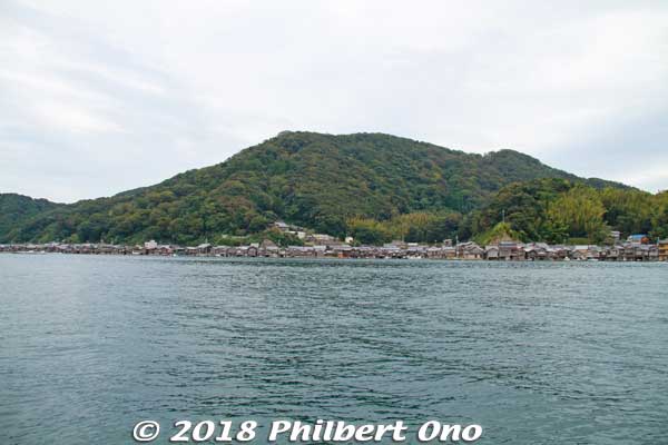 Ine from afar.
Keywords: kyoto ine funaya boat house fisherman village