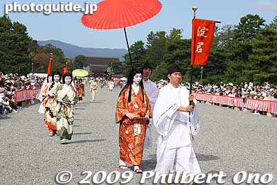 Lady Yodogimi, wife of Hideyoshi and daughter (Chacha) of Azai Nagamasa 淀君（浅井長政娘 茶々）
Keywords: kyoto jidai matsuri festival of ages