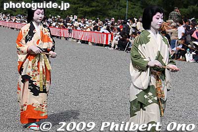 Lady Yodogimi's maids.
Keywords: kyoto jidai matsuri festival of ages