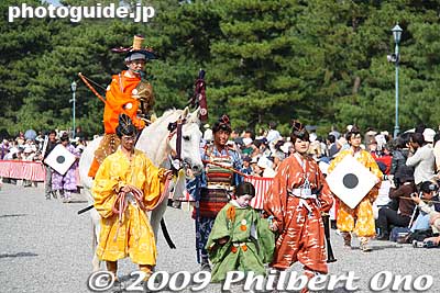 Jonan Yabusame archers. 城南流鏑馬列
Keywords: kyoto jidai matsuri festival of ages