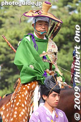Yabusame archer 謝手武士
Keywords: kyoto jidai matsuri festival of ages