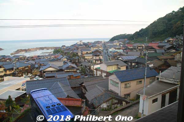 View from my room.
Keywords: kyoto kyotango Tango Peninsula Shorenkan Yoshinoya hot spring ryokan onsen inn