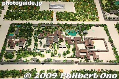 Model of Kyoto Imperial Palace.
Keywords: kyoto imperial palace gosho emperor residence 