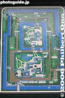 Castle map
Keywords: kyoto prefecture nijo castle nijo-jo national treasure