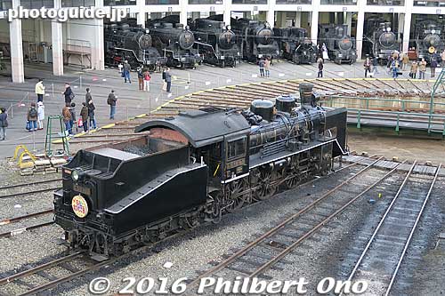 Keywords: Kyoto Railway railroad train Museum steam locomotive