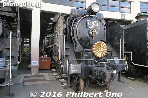 Old steam locomotive for the Imperial family.
Keywords: Kyoto Railway railroad train Museum steam locomotive