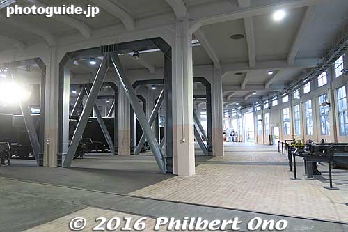 Inside the rear of the round house.
Keywords: Kyoto Railway railroad train Museum steam locomotive