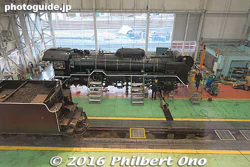 Steam locomotive repair shop.
Keywords: Kyoto Railway railroad train Museum steam locomotive