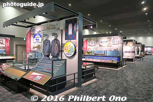 Many artifacts on display on both the 1st and 2nd floors of t he Main Hall.
Keywords: Kyoto Railway railroad train Museum