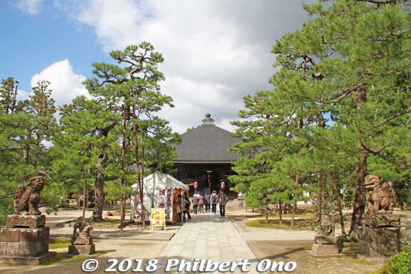 Approaching the main temple hall.
Keywords: kyoto miyazu chionji rinzai zen buddhist temple