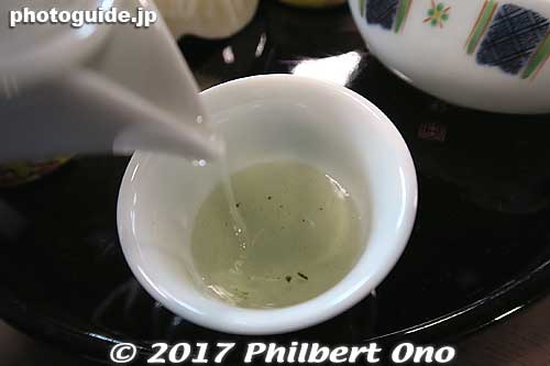 First cup of tea.
Keywords: kyoto uji tea ujicha