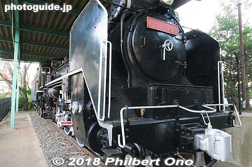 Stema locomotive in the Ninomaru area.
Keywords: mie kameyama castle