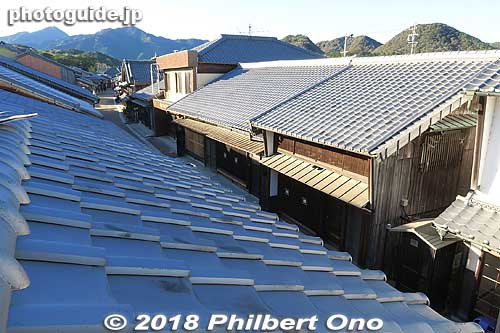 View from Chokantei. 眺関亭からの眺望
Keywords: mie kameyama seki-juku shukuba tokaido stage town