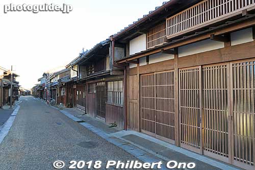 More latticed walls in Seki-juku.
Keywords: mie kameyama seki-juku shukuba tokaido stage town