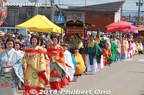 The Saio Gunko Procession started at around 2 pm.
Keywords: mie meiwa saiku saio matsuri festival