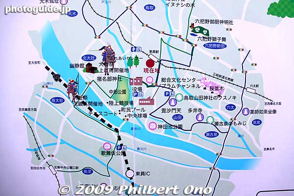 Map of Toin town, Mie. Many thanks to my friends Tomoyo and Shunji in Toin-cho for taking me to see this festival.
Keywords: mie toin-cho