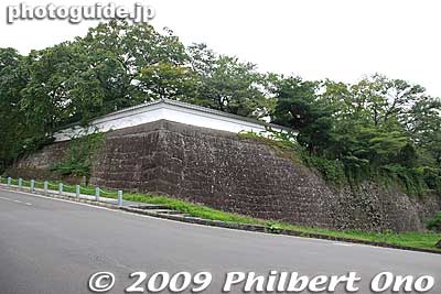 Stone wall at the site of Otemon Gate.
Keywords: miyagi sendai castle 