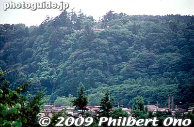 From the city, this is what the castle site looks like on Aobayama. You can see the lookout deck.
Keywords: miyagi sendai castle 