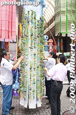 Keywords: miyagi sendai tanabata matsuri festival tohoku star bamboo decorations 