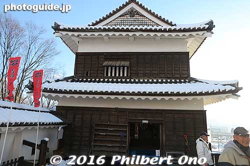 Reconstructed South Turret of Ueda Castle is open to the public.
Keywords: nagano ueda castle sanada clan japancastle