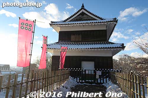 West Turret, Ueda Castle's only original structure. It was closed already.
Keywords: nagano ueda castle sanada clan