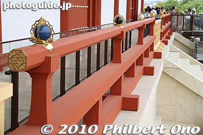 Balcony railing.
Keywords: nara heijo-kyo capital heijo palace 