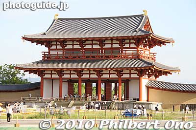 Suzaku Gate 朱雀門
Keywords: nara heijo-kyo capital heijo palace 