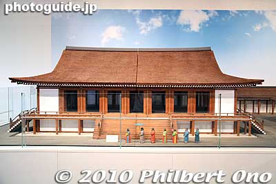 Model of the Imperial Domicile.
Keywords: nara heijo-kyo capital heijo palace 