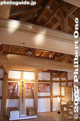 Second floor of Tatsumi Yagura Turret
Keywords: niigata shibata castle park turret