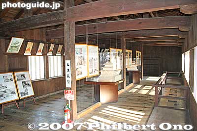 Inside upper floor of Omotemon Gate 表門
Keywords: niigata shibata castle park turret