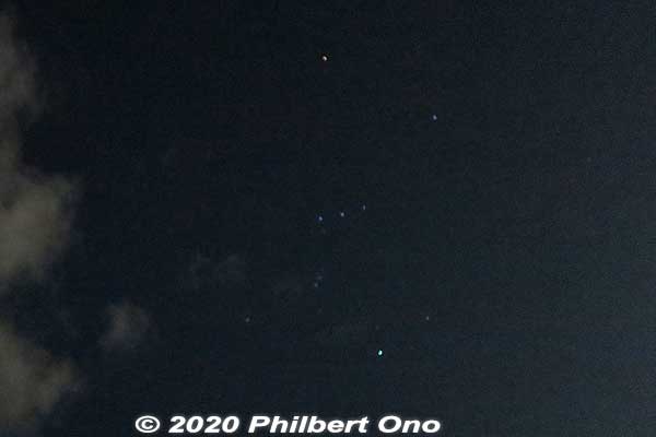 Orion constellation above Iriomote.
Keywords: okinawa Iriomote stargazing