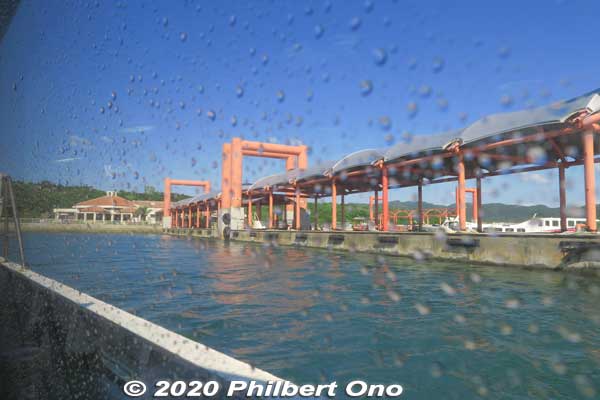 Ohara Port dock.
Keywords: okinawa Iriomote yaeyama ohara port