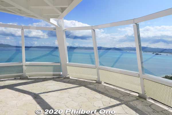 Kouri Ocean Tower's top lookout deck.
Keywords: okinawa nakajin-son kouri kori island