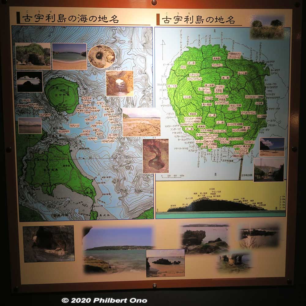 Lower floors have exhibition panels explaining about Kouri Island.
Keywords: okinawa nakajin-son kouri kori island
