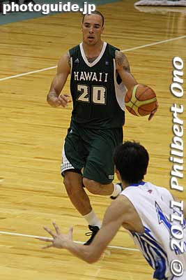 Trevor Wiseman
Keywords: osaka hirakata hawaii university of basketball game panasonic trians arena 
