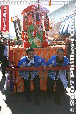 Shinsaibashi Top Lady cart
Keywords: osaka naniwa-ku imamiya ebisu shrine festival matsuri