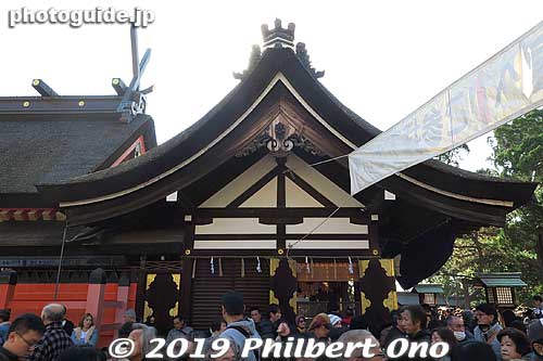 Side view of Hongu No. 3.
Keywords: osaka Sumiyoshi Taisha jinja shrine new year oshogatsu hatsumode