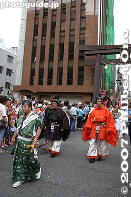 Keywords: osaka tenjin matsuri festival procession hunters
