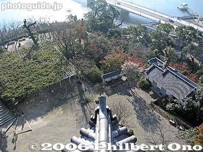 View from castle tower
Keywords: saga prefecture karatsu castle