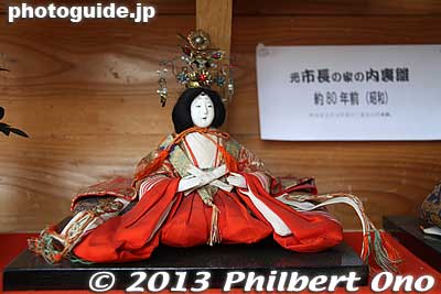 80 year-old hina doll.
Keywords: saitama hanno hinamatsuri hina matsuri doll festival