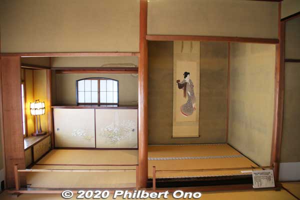 Tea ceremony room alcove.
Keywords: saitama Kawajima toyama memorial museum house