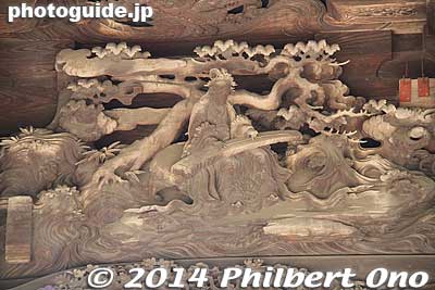 Kisomon Gate wooden carvings.
Keywords: saitama kumagaya Menuma Shodenzan Kangiin temple