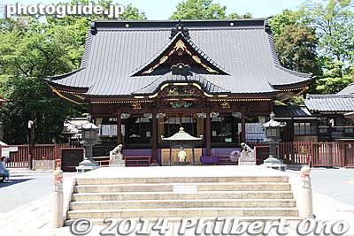 In front of the Honden Hall is this stone stage.
Keywords: saitama kumagaya Menuma Shodenzan Kangiin temple