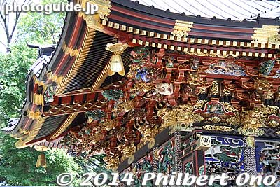 These colorful woodcarvings were once all faded to bare wood after 250 years under the weather. 
Keywords: saitama kumagaya Menuma Shodenzan Kangiin temple