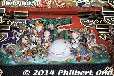 Numerous woodcarvings depict a variety of scenes.
Keywords: saitama kumagaya Menuma Shodenzan Kangiin temple