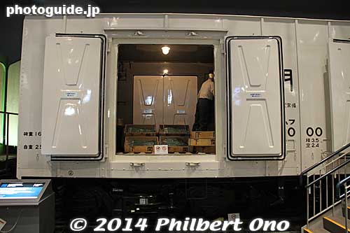 Refrigerated freight train car.
Keywords: saitama omiya Railway railroad Museum train