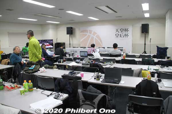 Saitama Super Arena's press room.
Keywords: saitama super arena