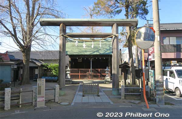 Shinmei Shrine 神明神社
Keywords: Saitama Soka-juku post town shukuba