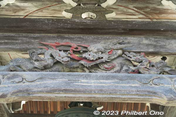  Tofukuji's bell tower dragon wood carvings. 
Keywords: Saitama Soka-juku post town shukuba